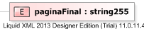 XSD Diagram of paginaFinal