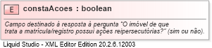 XSD Diagram of constaAcoes