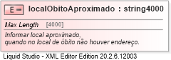 XSD Diagram of localObitoAproximado